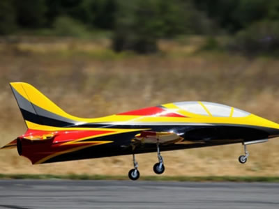 Sebart Avanti S 1.42m(Yellow/Black/Red)ARF+ RC Airplane