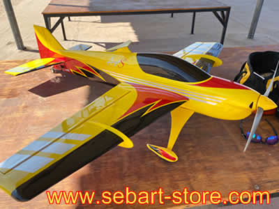 Sebart Angel S 30E ARF  Yellow/Black ARF RC Airplane