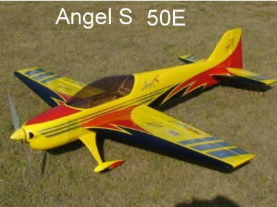 SebArt Angel S EVO 50E (Yellow/Black) ARF RC Airplane