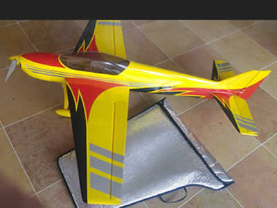 SebArt Angel S EVO 50E (Yellow/Black) ARF RC Airplane
