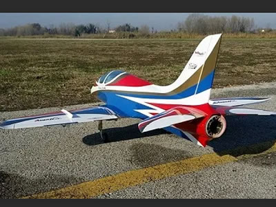 Sebart Avanti S 1.42m(White/Blue/Red)ARF+ RC Airplane