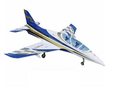 SebArt Avanti XS Jet 1.9m (White/Blue/Gold) ARF (no retracts) RC Airplan