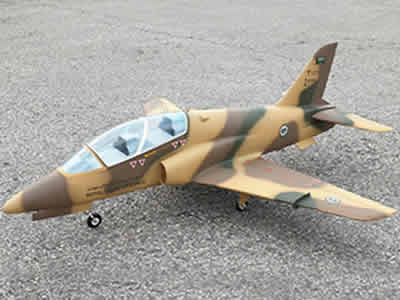 SebArt Mini BEA Hawk T1 90mm 1.42m  Military SCHEME RC Airplane