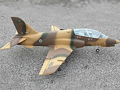 SebArt Mini BEA Hawk T1 90mm 1.42m  Military SCHEME RC Airplane