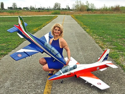 Sebart MINI MB339 1.45m Frecce Tricolori ARF RC Airplane