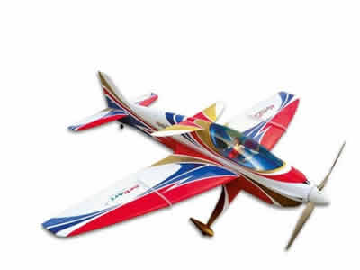 Sebart Mythos 50E White Blue ARF PLUS RC Airplane