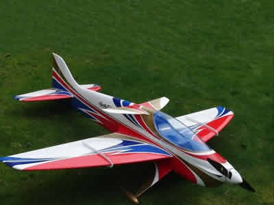 Sebart Mythos 50E White Blue ARF PLUS RC Airplane