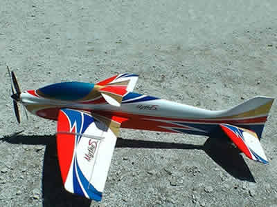 Sebart Mythos 50E White Blue ARF PLUS RC Airplane