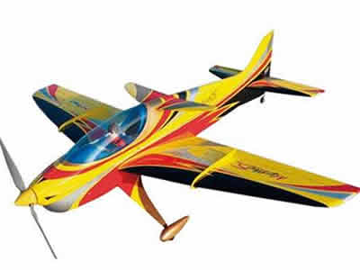Sebart Mythos 50E Yellow Black ARF PLUS RC Airplane